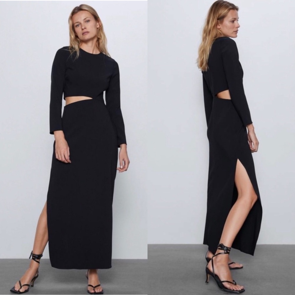 🆕 ZARA Cutout Maxi Dress